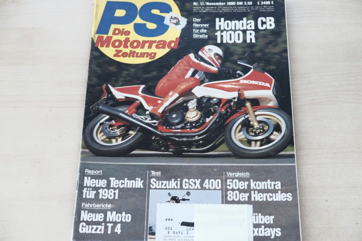 PS Sport Motorrad 11/1980